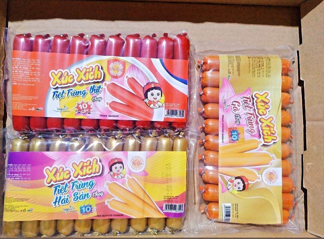 Xúc xích chay âu lạc 10 cây