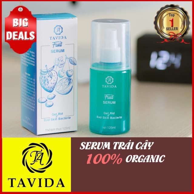 Men Vi Sinh Serum Trái Cây Tavida Dứt Điểm Viêm Nang Lông Mụn Lưng Mụn Ngực