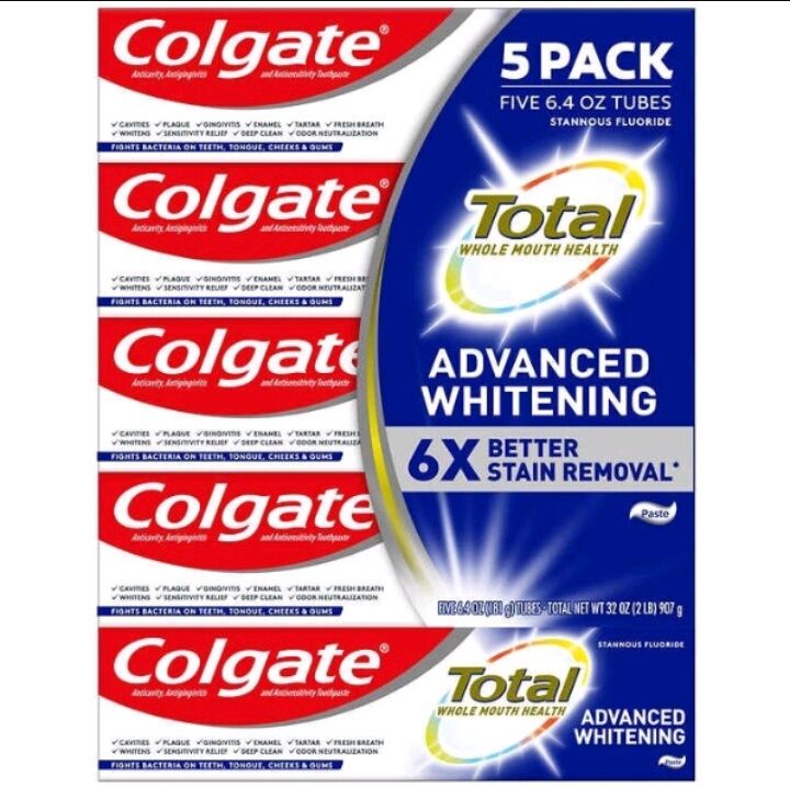 Set 5 hộp kem đánh răng colgate hàng nhập chuẩn mỹ