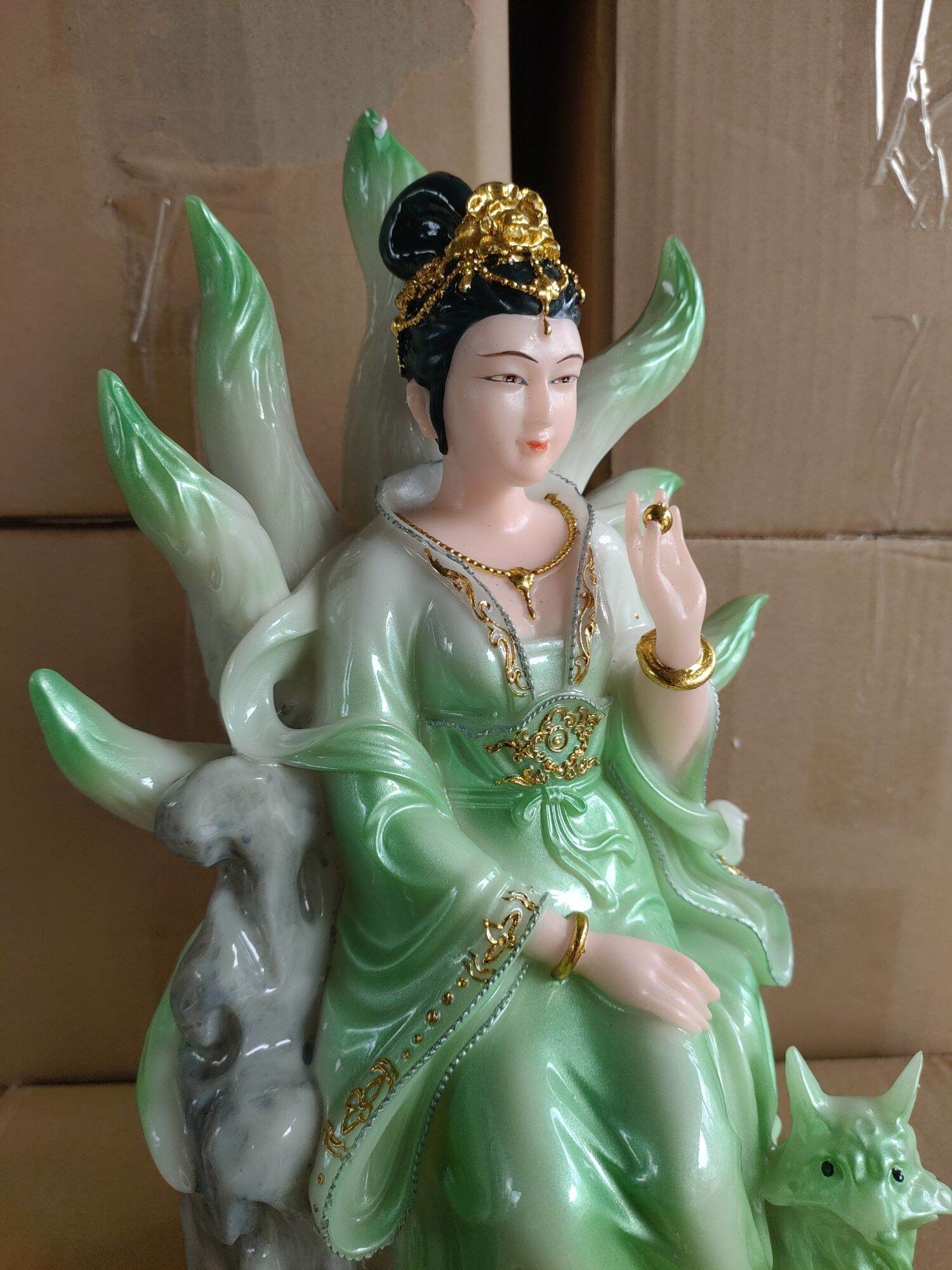Tượng Hồ Ly Tiên cao 30cm