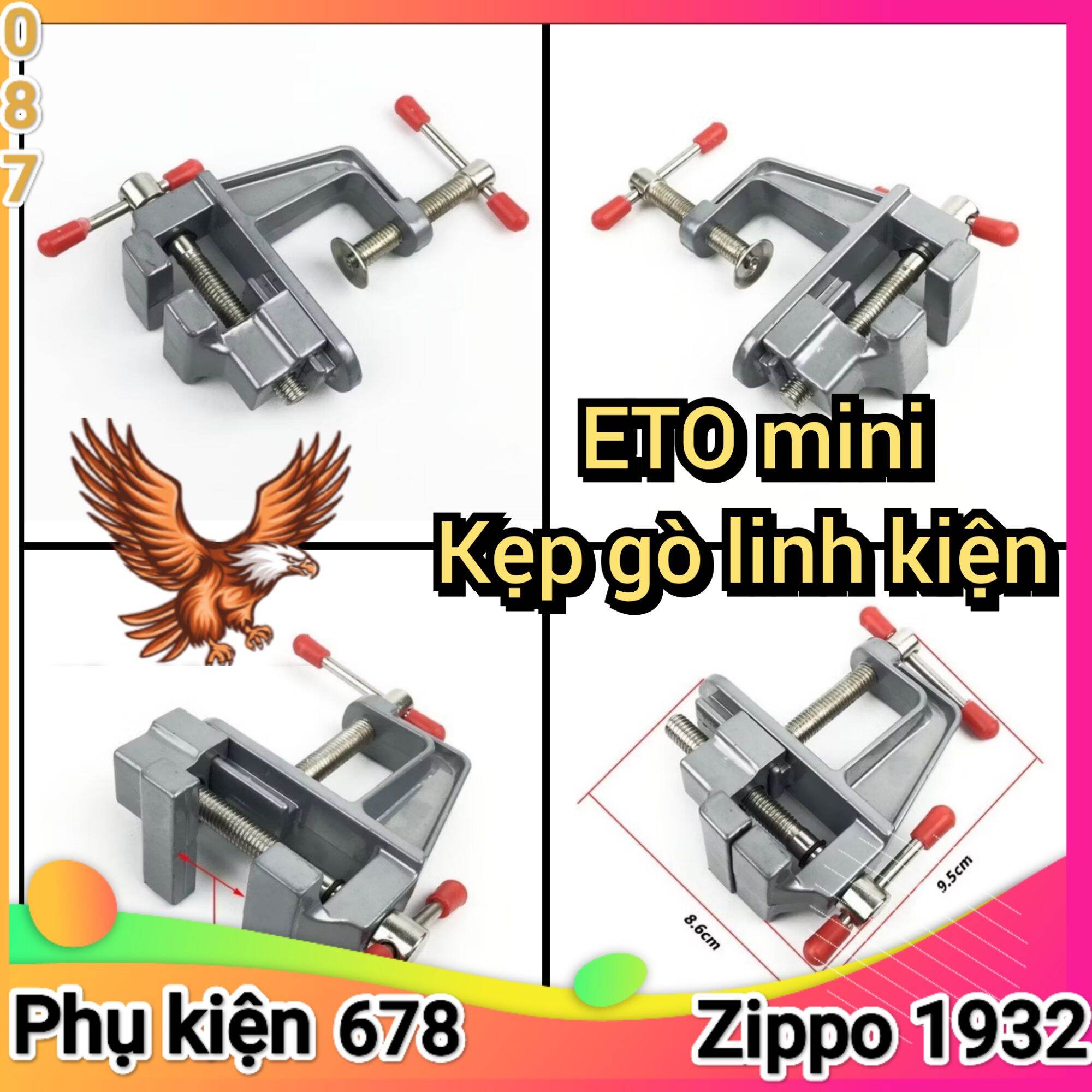 [Phụ kiện Zippo] ETO mini kẹp gò Zippo hoặc sửa các loại khác