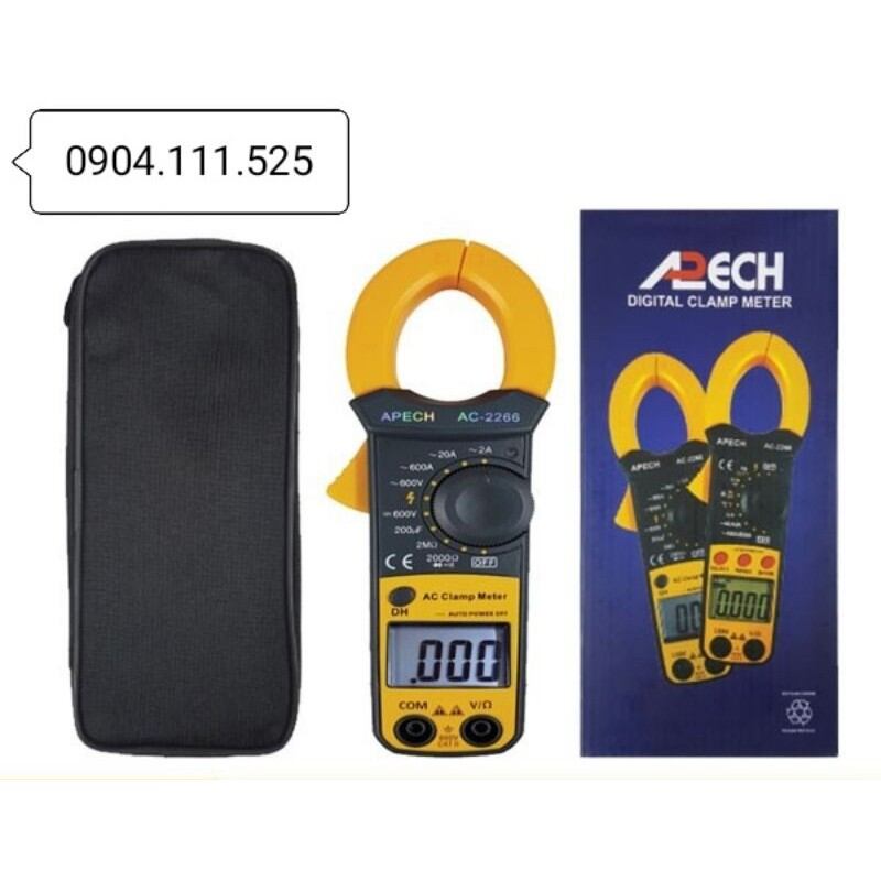 [HCM]Ampe kìm đo dòng AC APECH AC-2266 (600A)