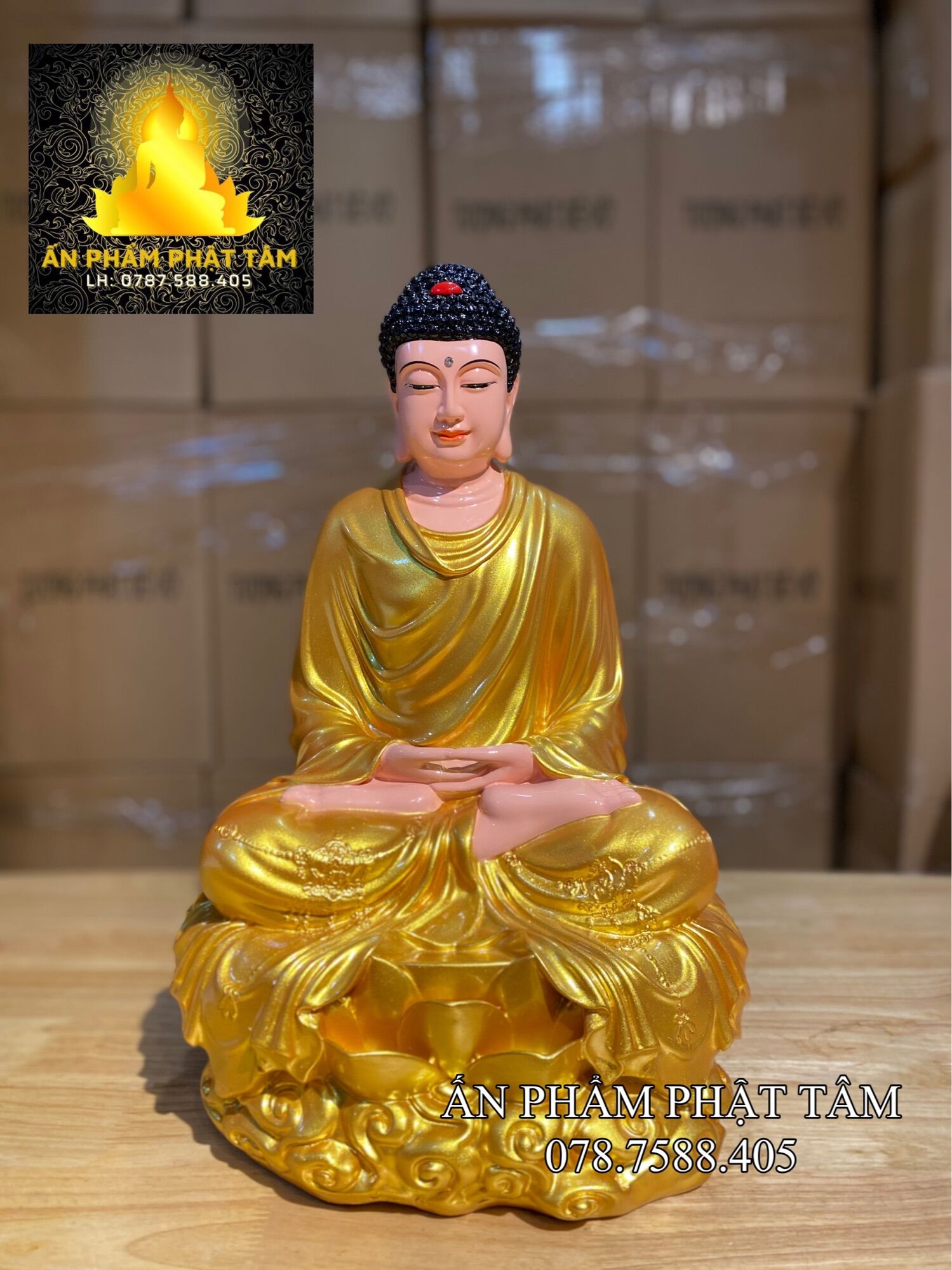 Tôn tượng bổn sư thích ca 40cm