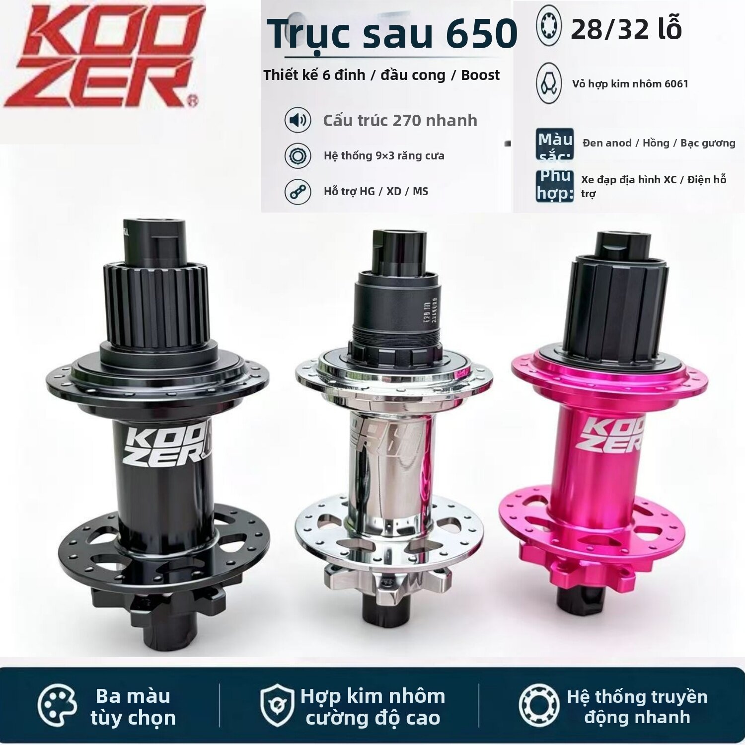 KOOZER | Electro-assisted Mountain Bike Hub Giá 6,125,000 Đồng*Miễn phí vận chuyển
