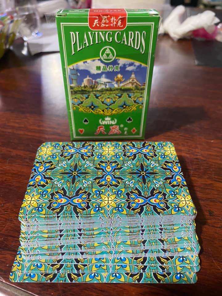 Bài Tây 52 lá PLAYING CARD - XANH LÁ