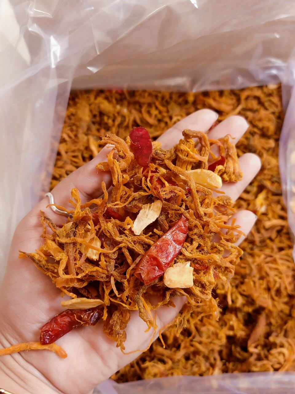 Khô heo cháy tỏi 300g