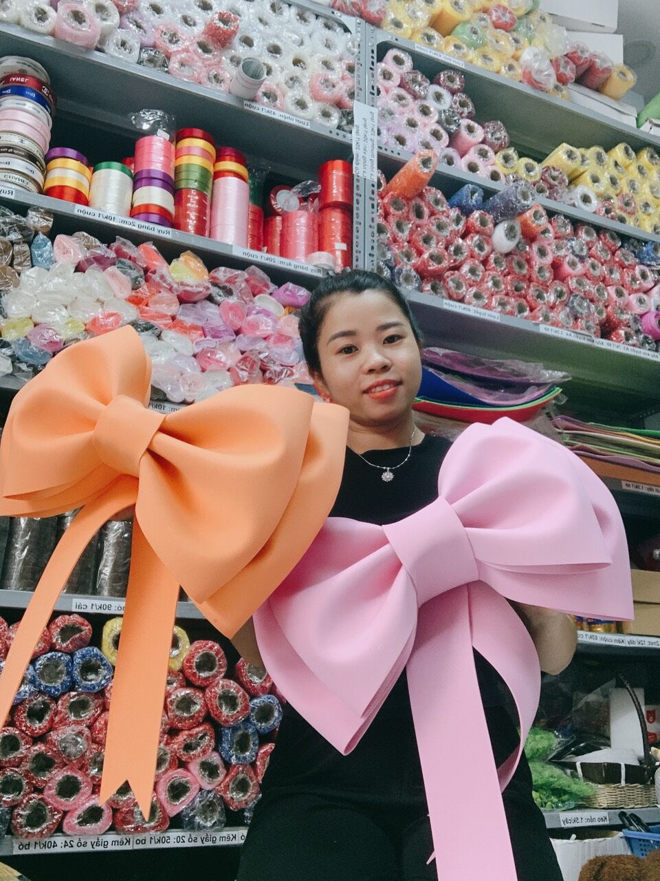 Nơ Xốp Trang Trí Size 10cm-60cm