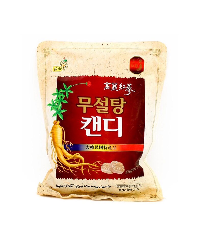 Kẹo hồng sâm không đường Hàn Quốc 500gr