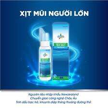 Dung dịch xịt mũi sea salt vệ sinh mũi cho người lớn