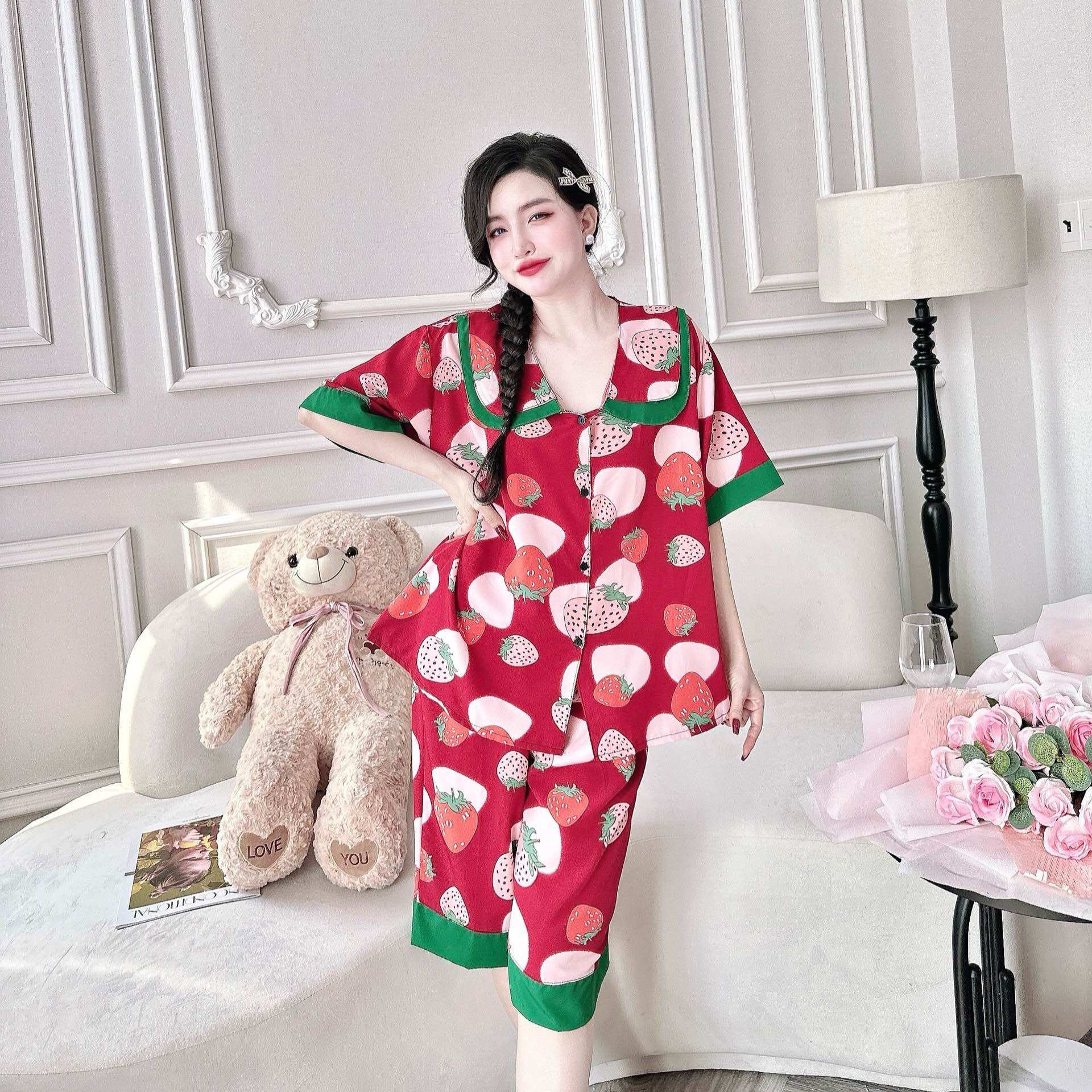 Đồ bộ bigsize 50-100kg lụa nhật cao cấp - chất mát, form bigsize, hot trend