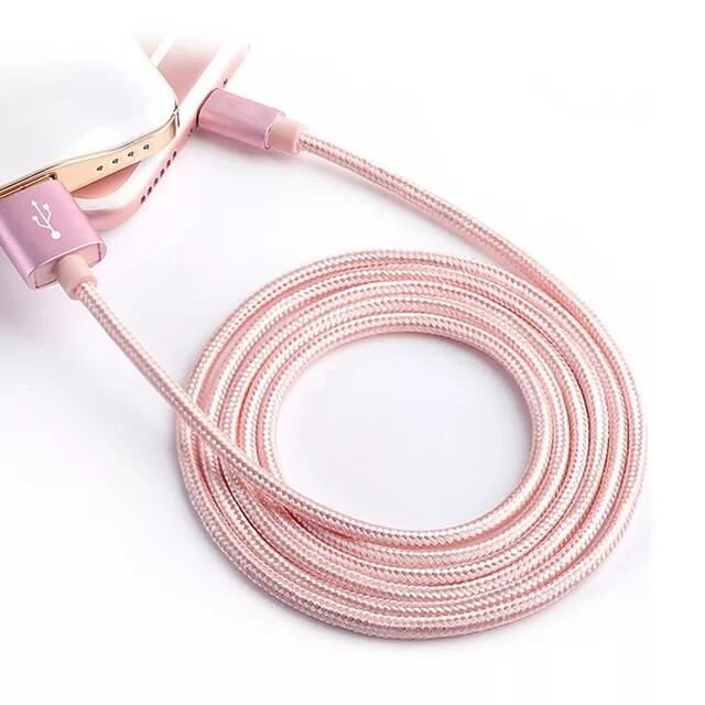 Dây cáp sạc iPhone, cáp sạc bọc dù iPhone usb,micro, type-c,Oppo, Samung,xaomi