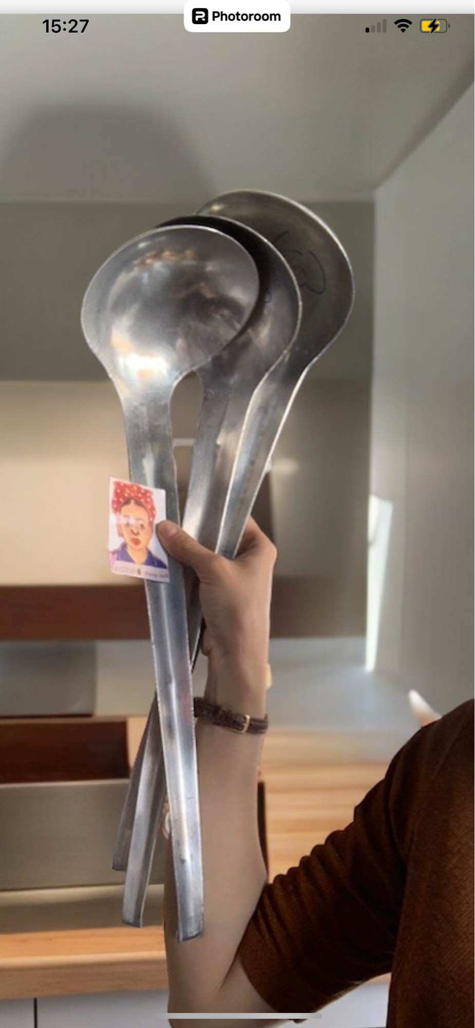 Muôi ,vá múc nước lèo ,súp loại to,đại