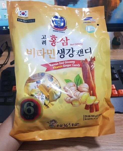 Kẹo sâm gừng Hàn Quốc