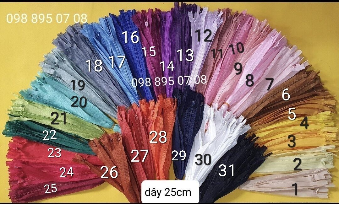 DÂY KHÓA GIỌT LỆ 25CM (Chọn màu báo shop ạ)