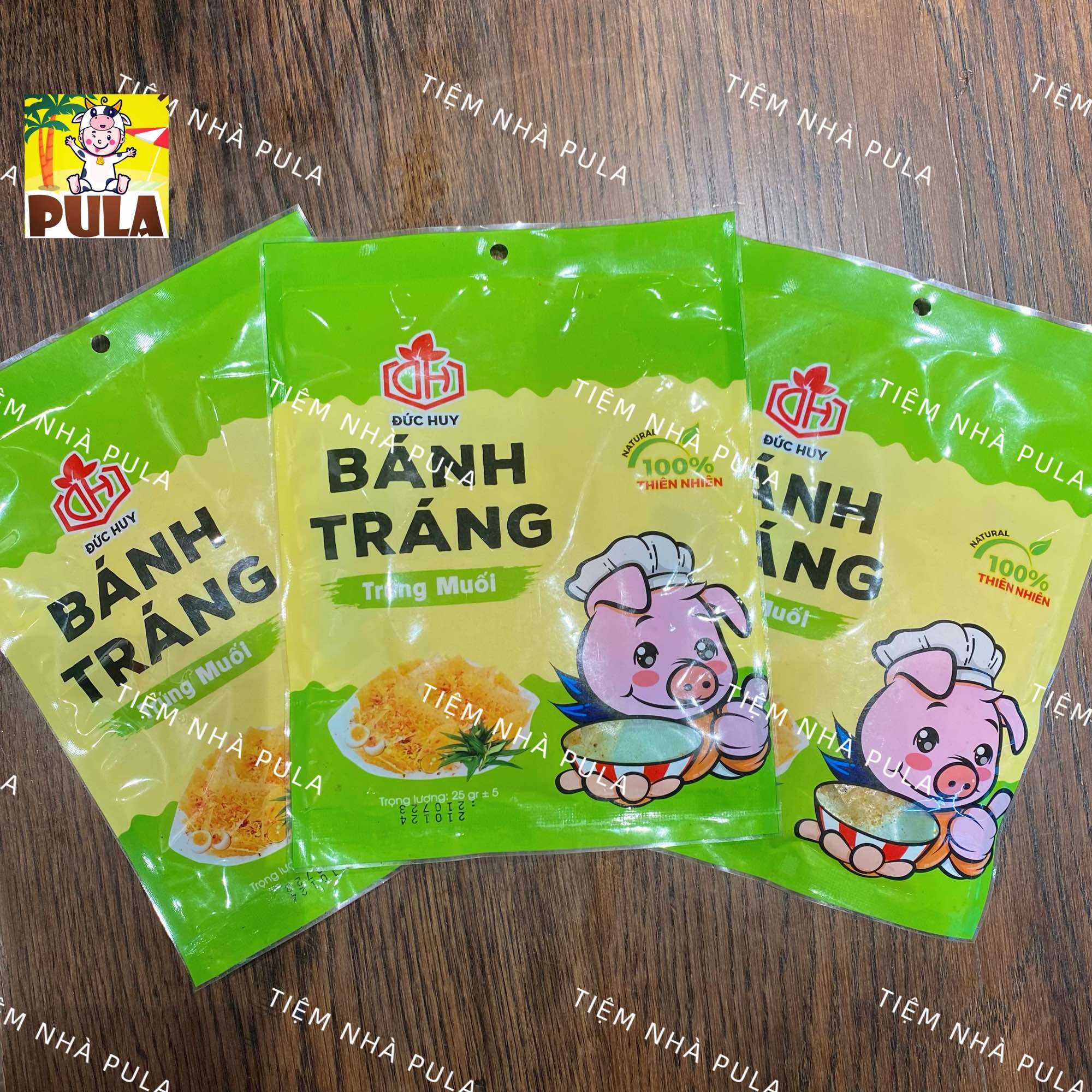 BÁNH TRÁNG TRỘN TRỨNG MUỐI ĐỨC HUY