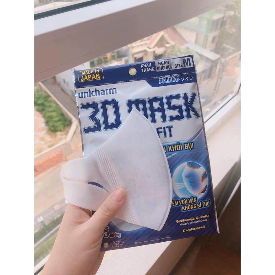 [HCM]Khẩu trang 3D Mask (1 gói 5cái)