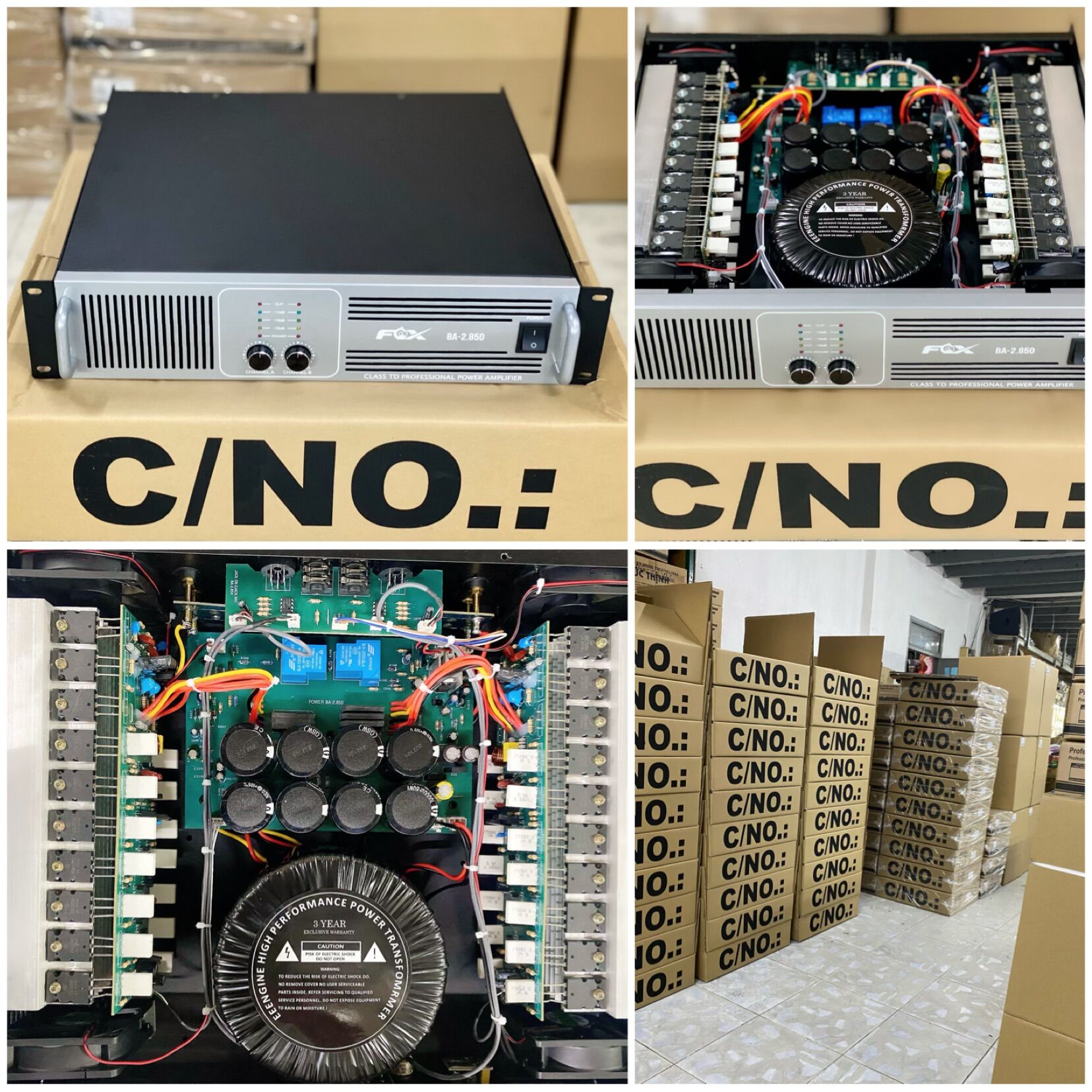 Cục đẩy công suất 40 sò bù áp