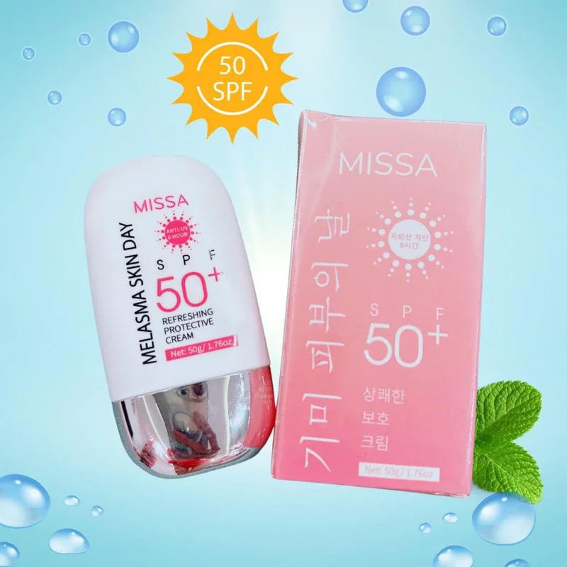 [TOP-HOT ] MISSA 50G Kem CHỐNG NẮNG KIỀM DẦU NÂNG TÔNG MELASMA SKIN Hàn QUỐC -MISSA 50G Kem CHỐNG NẮNG KIỀM DẦU NÂNG TÔNG MELASMA SKIN Hàn QUỐC