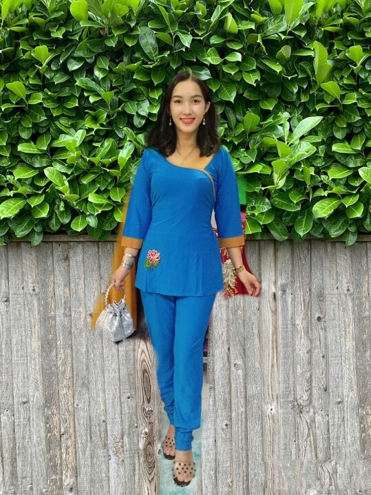 bộ đồ đi chùa