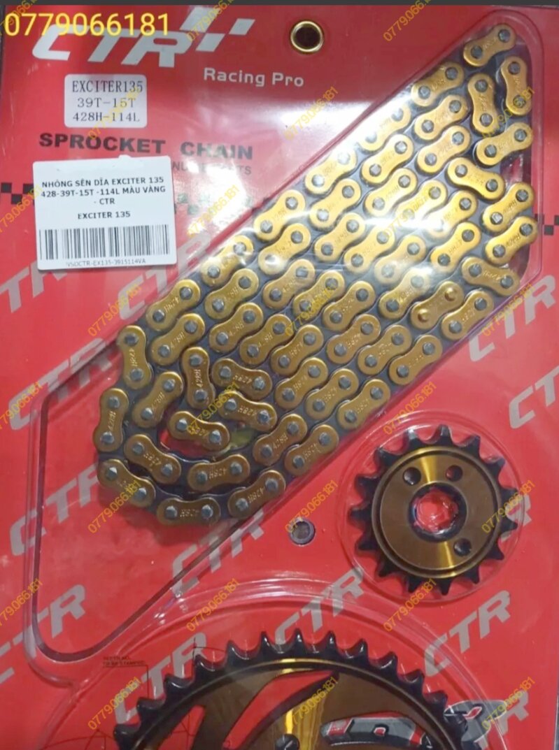 NHÔNG SÊN DĨA CTR GẮN RAIDER SATRIA WINNER EXCITER WAVE SIRIUS JUPITER