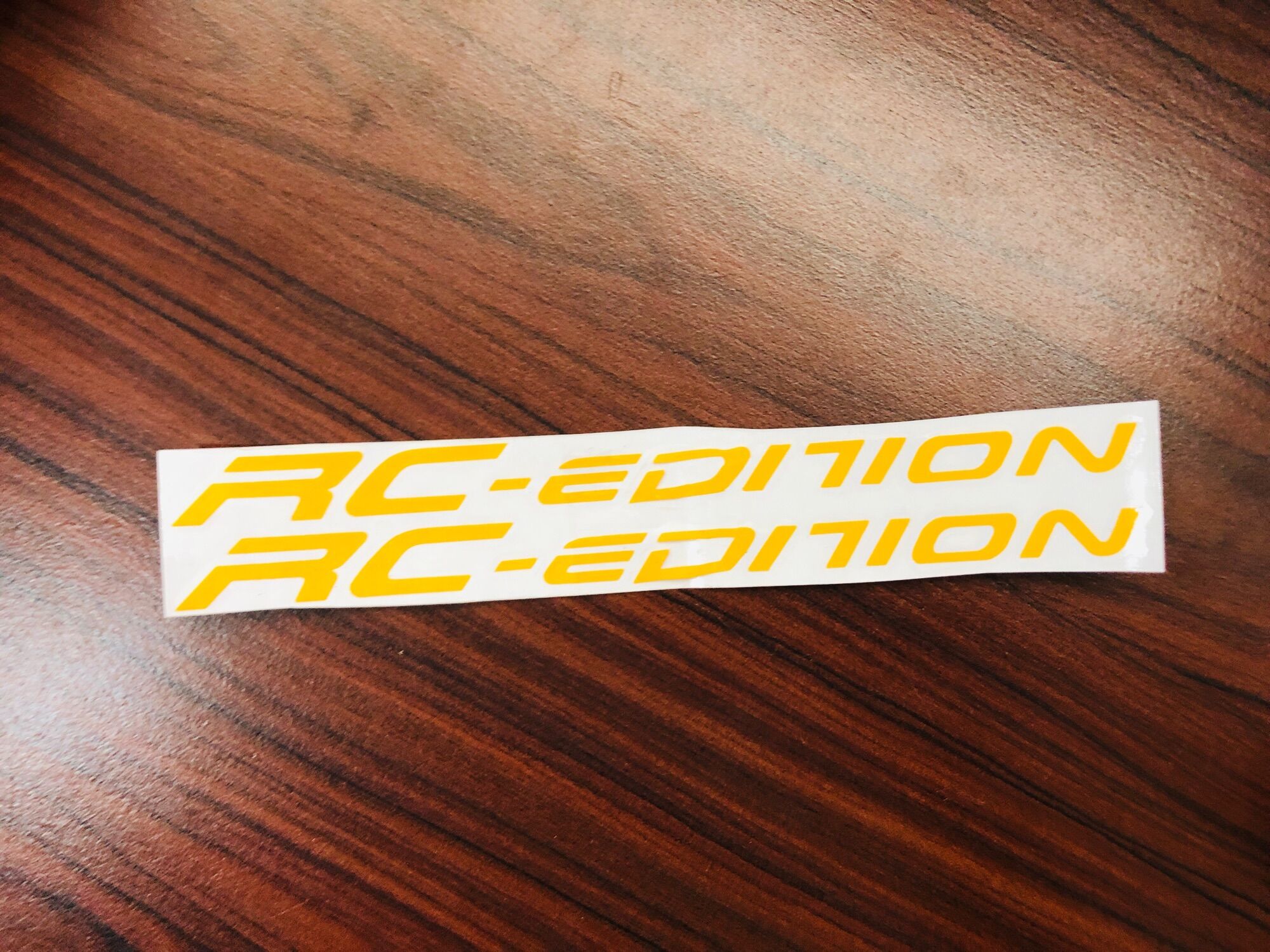 Tem dán phuộc rc edition vàng decal