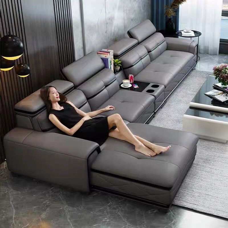 Sofa góc da nhập khẩu Hàn Quốc