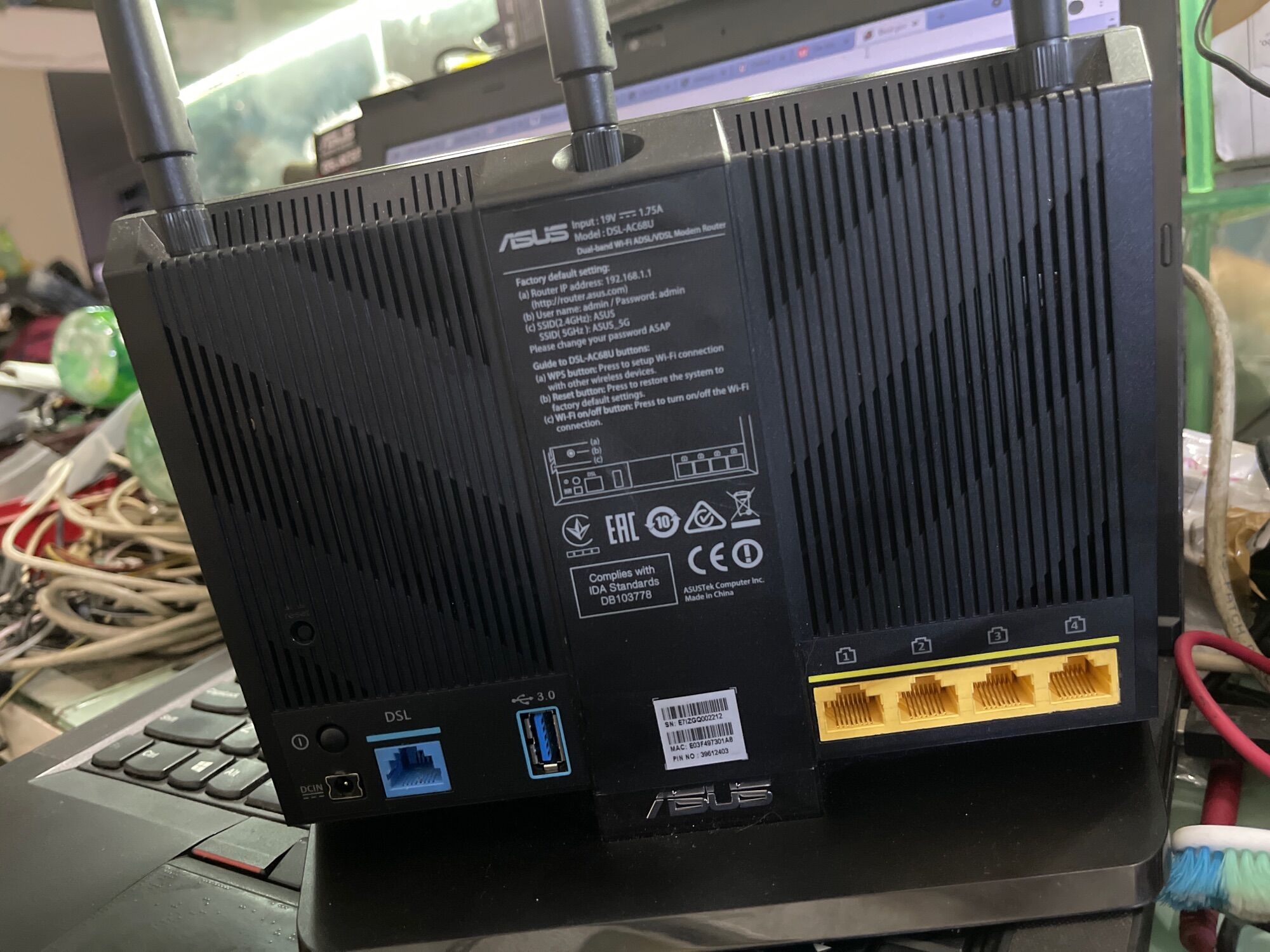 [HCM]Router Asus Aimesh AC1900 Mbps. Cân bằng tải USB 3/4G print server…