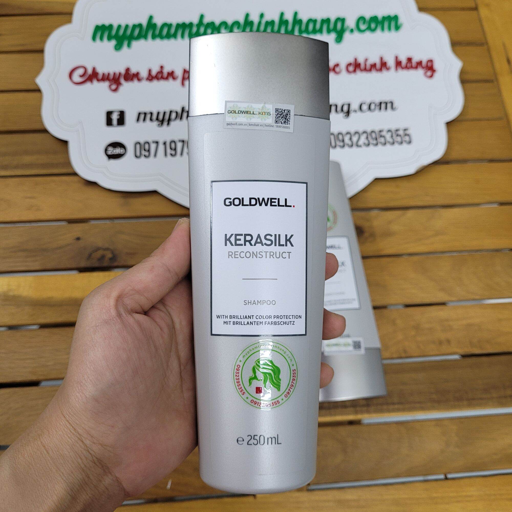 DẦU GỘI XẢ GOLDWELL KERASILK RECONSTRUCT 250ML - 200ML