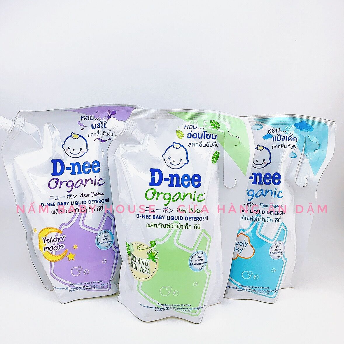 Date 2027 Nước giặt Dnee Organic Thái Lan cho bé chính hãng - 1400ml