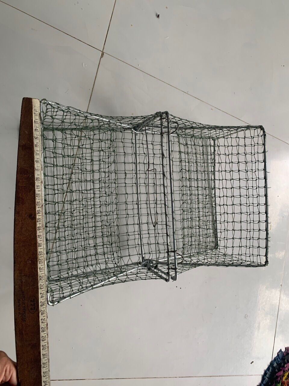 lòng bẫy cua đồng 25x40x15 mắt lưới 3phân(then1.5)