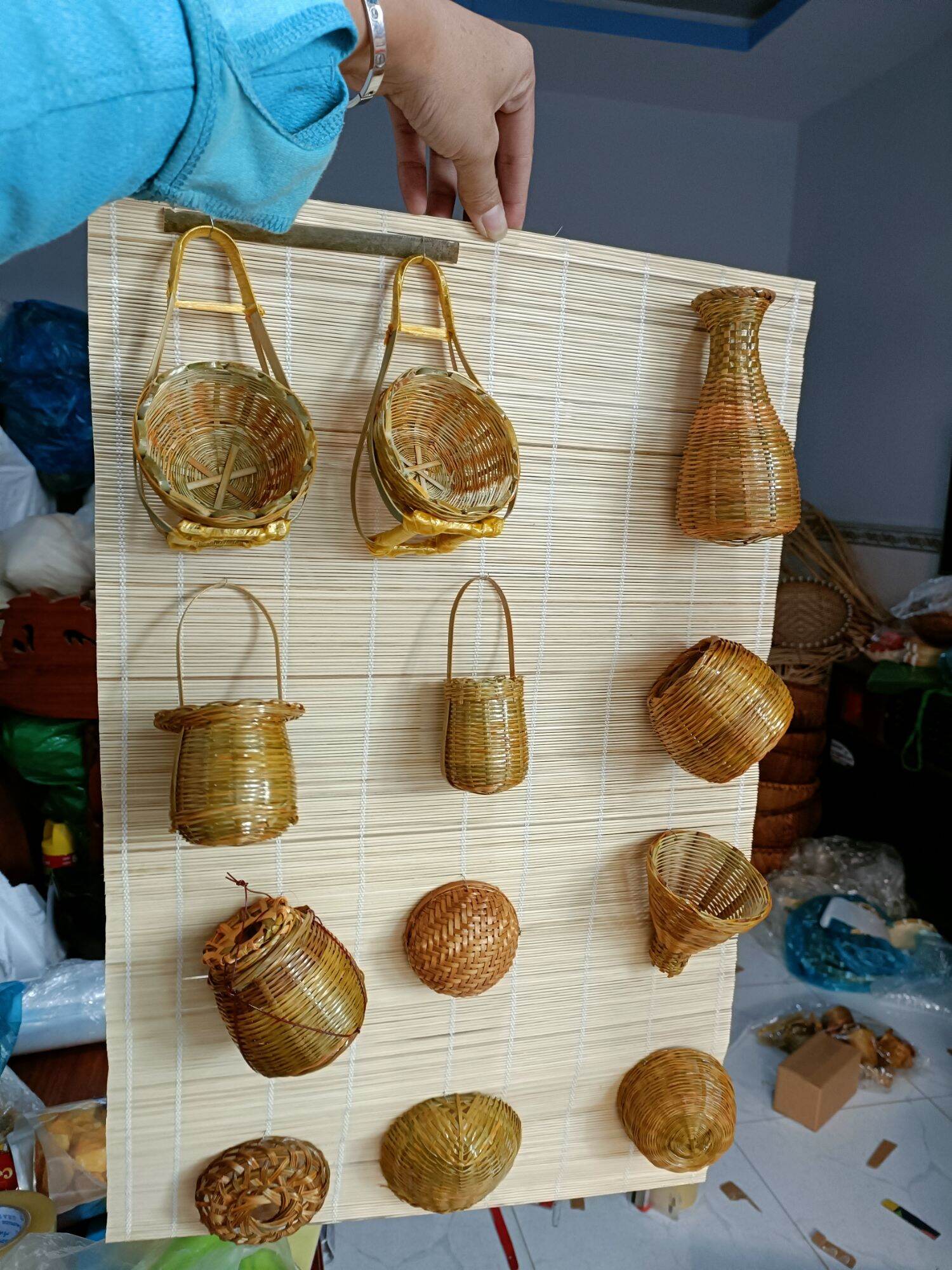 SET MÀNH 12 MÓN MINI TREO TƯỜNG DECOR TRANG TRÍ