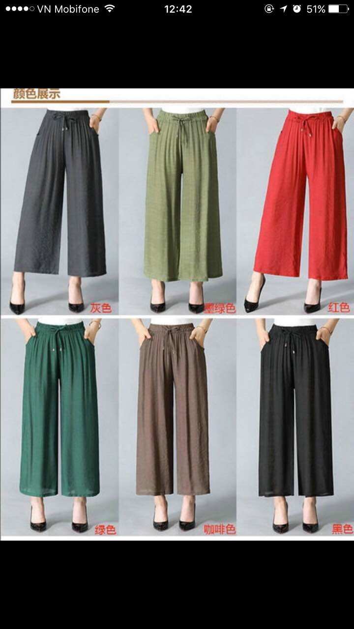 [HCM]Quần đũi ống rộng
