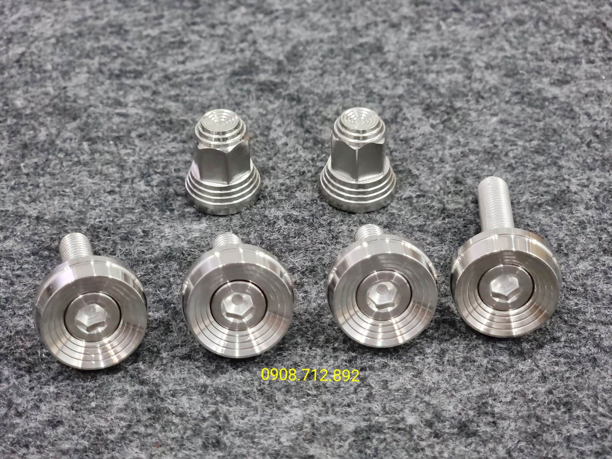 Bộ khâu gác chân , ốc bắt gác chân wave _ dream inoc 304