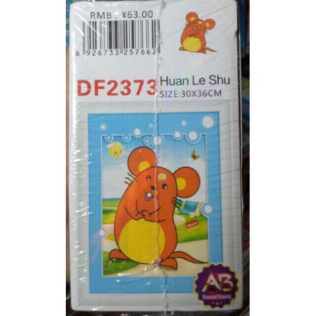 Tranh đính đá con giáp DF2373 chưa đính