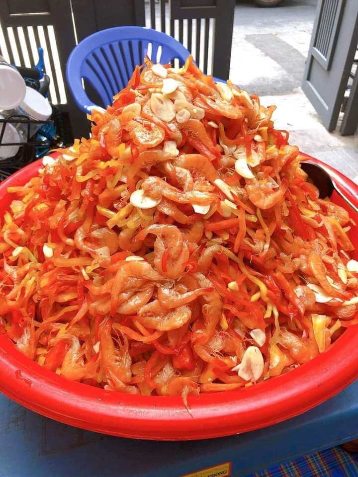 500g mắm tép trộn đu đủ