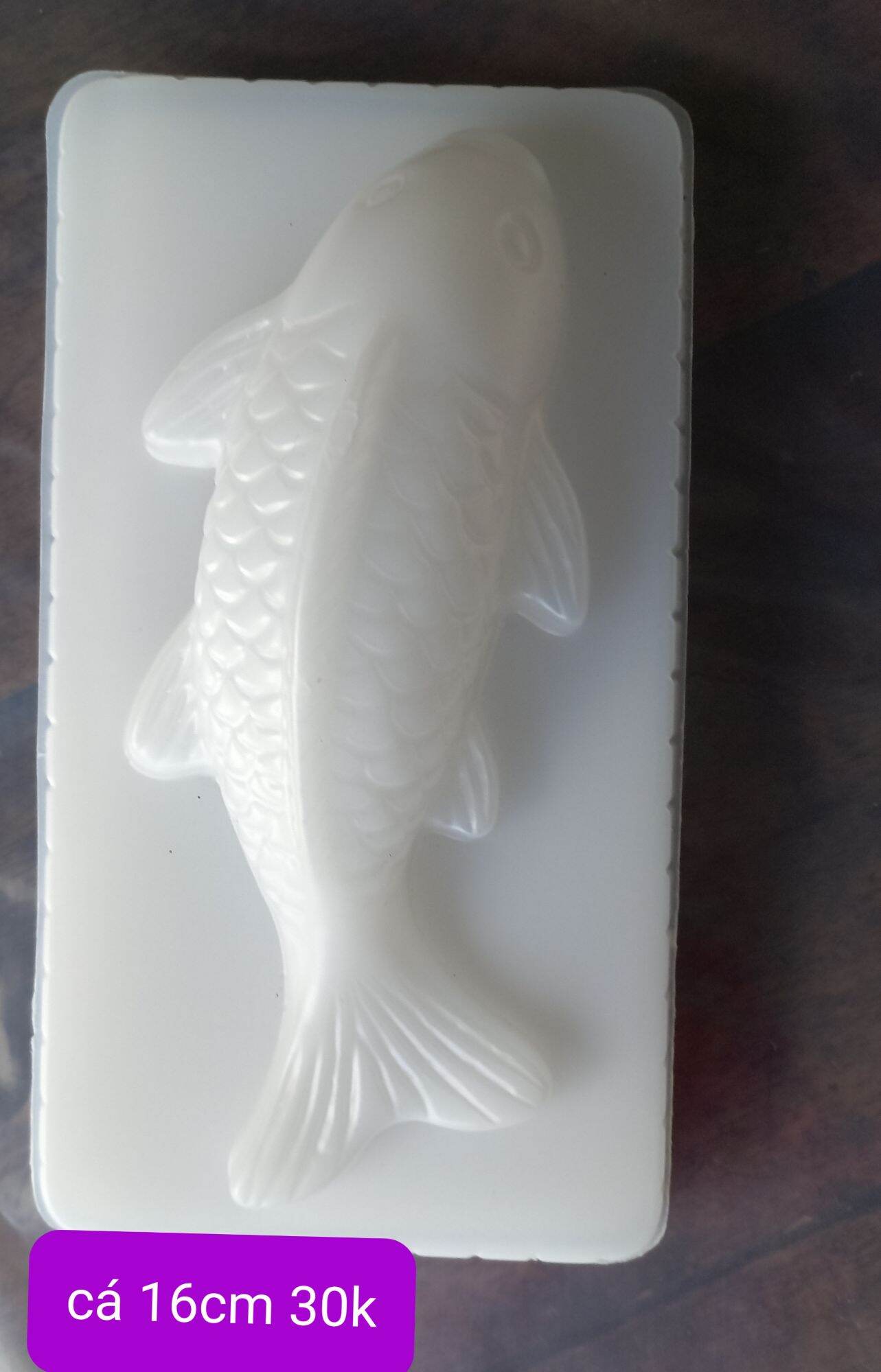 Khuôn rau câu hình cá 16cm