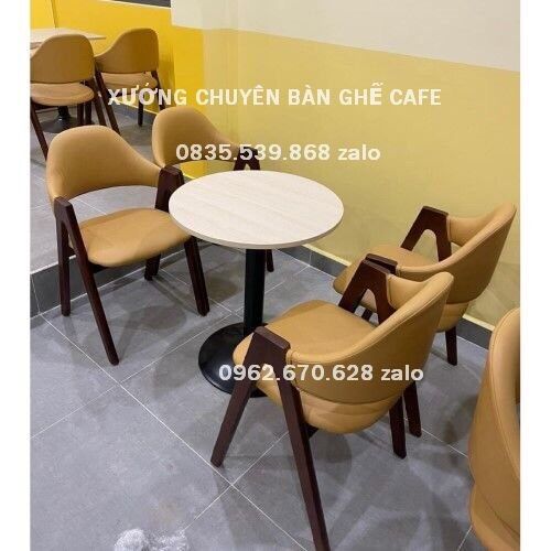 Ghế gỗ cao cấp nhà hàng quán ăn.