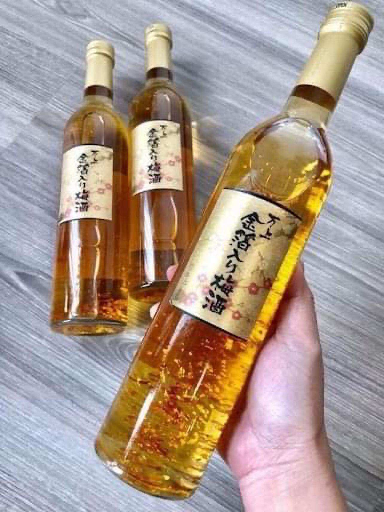 RƯỢU MƠ NHẬT(VẢY VÀNG, NGUYÊN CHẤT)