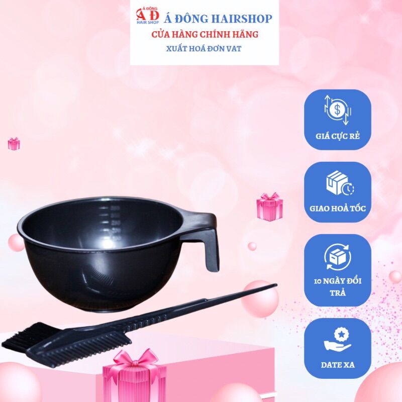 Bộ dụng cụ chén cọ quét thuốc nhuộm tóc chuyên nghiệp cho Salon