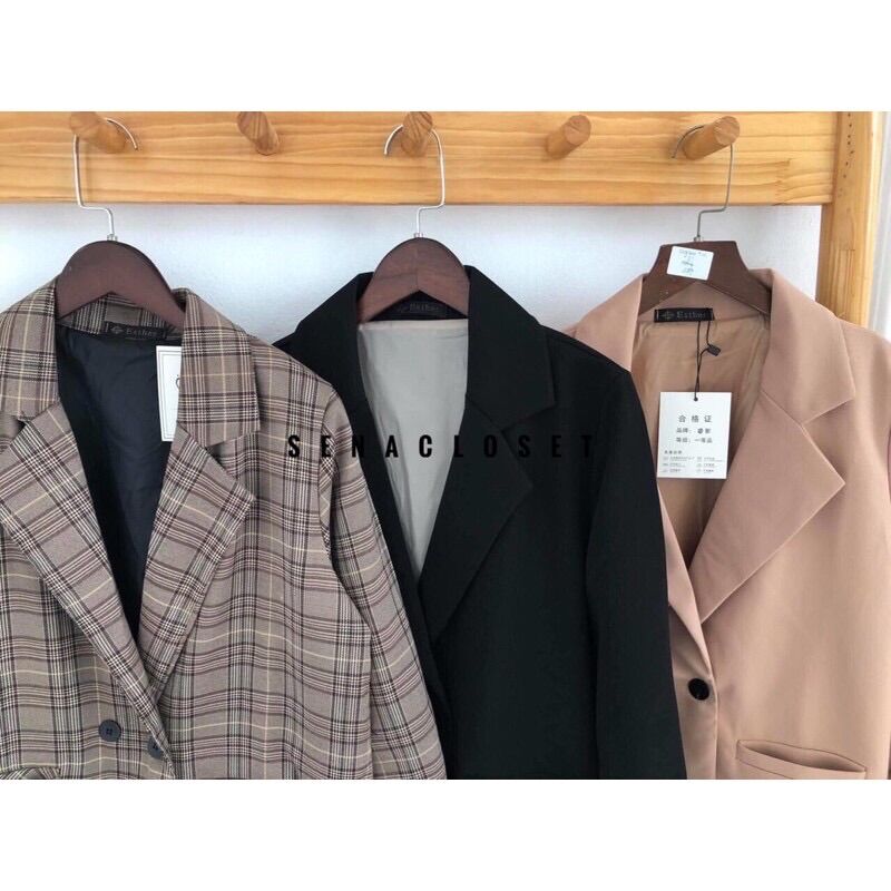 Áo Blazer 2 Lớp Quảng Châu Style Ulzzang HQ