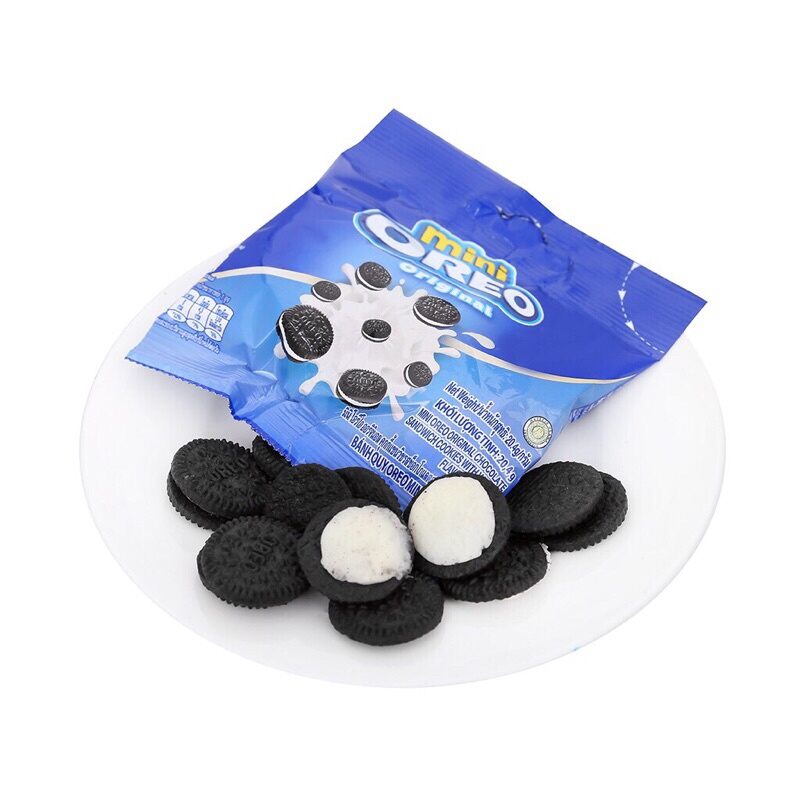 Hộp Bánh Quy Oreo Mini Socola/ Vani 204g (10 Gói)