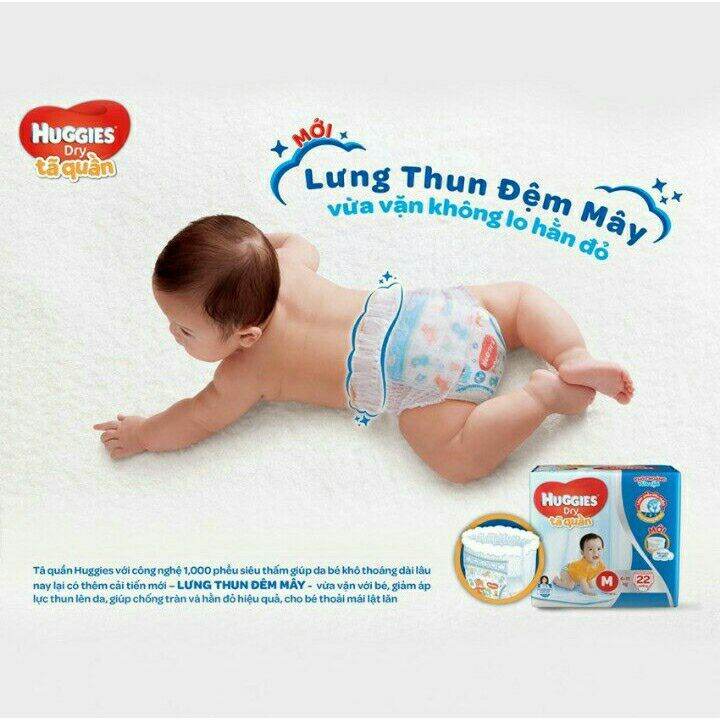 Tã bỉm quần Huggies L 68 + 8 miếng