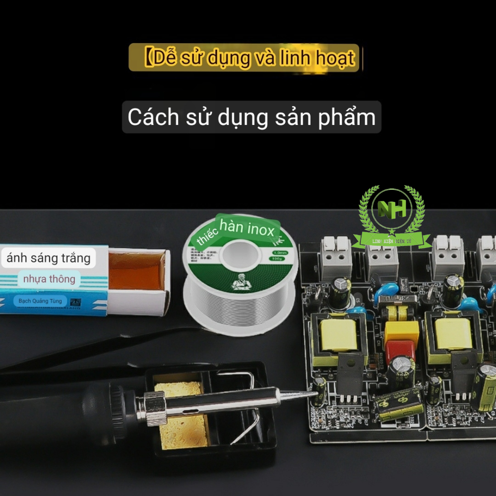 Thiếc Hàn Nhẹ Lửa Không Chứa Chì 63/37 Thông Lượng 2%