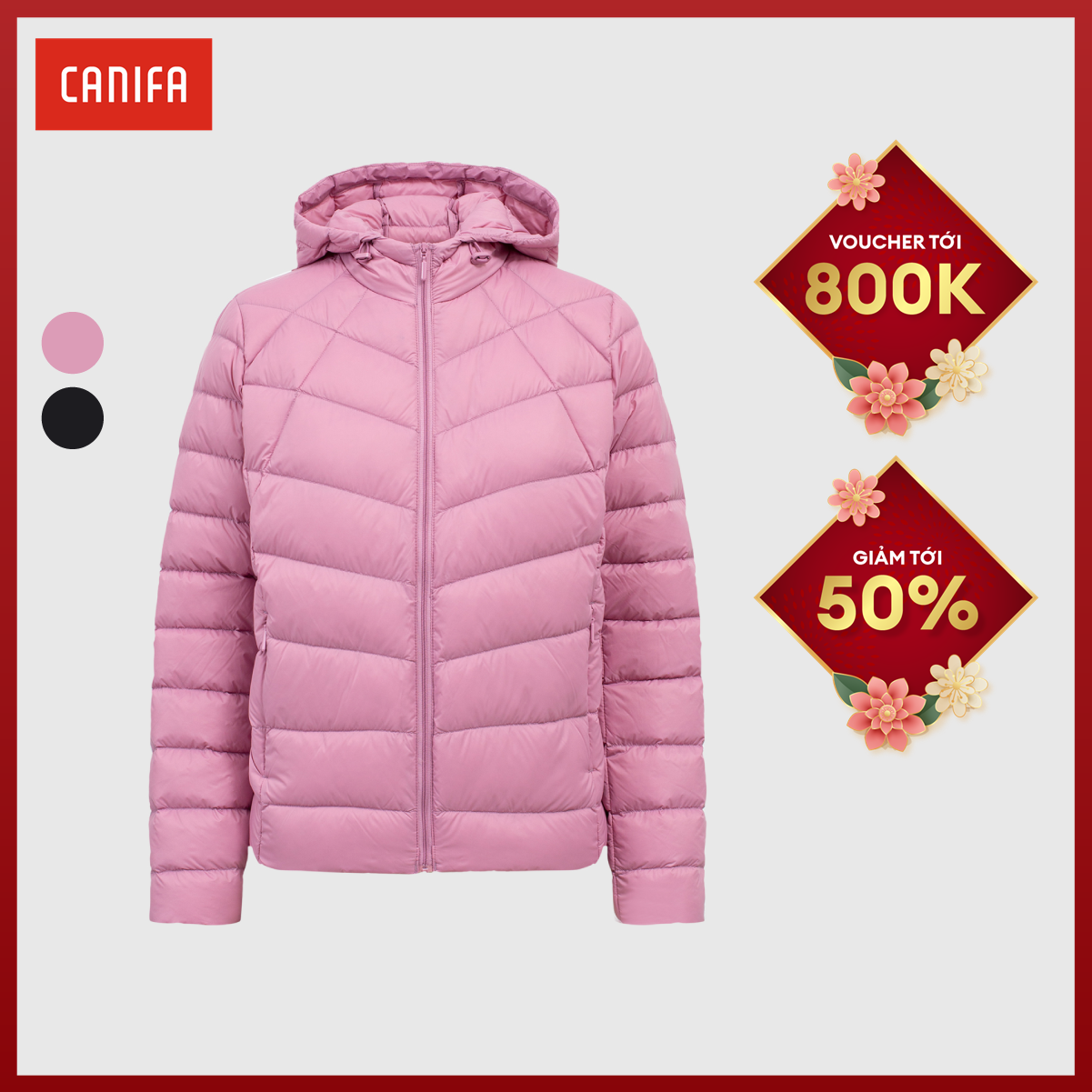 Áo khoác lông vũ nữ CANIFA 6OT24W012