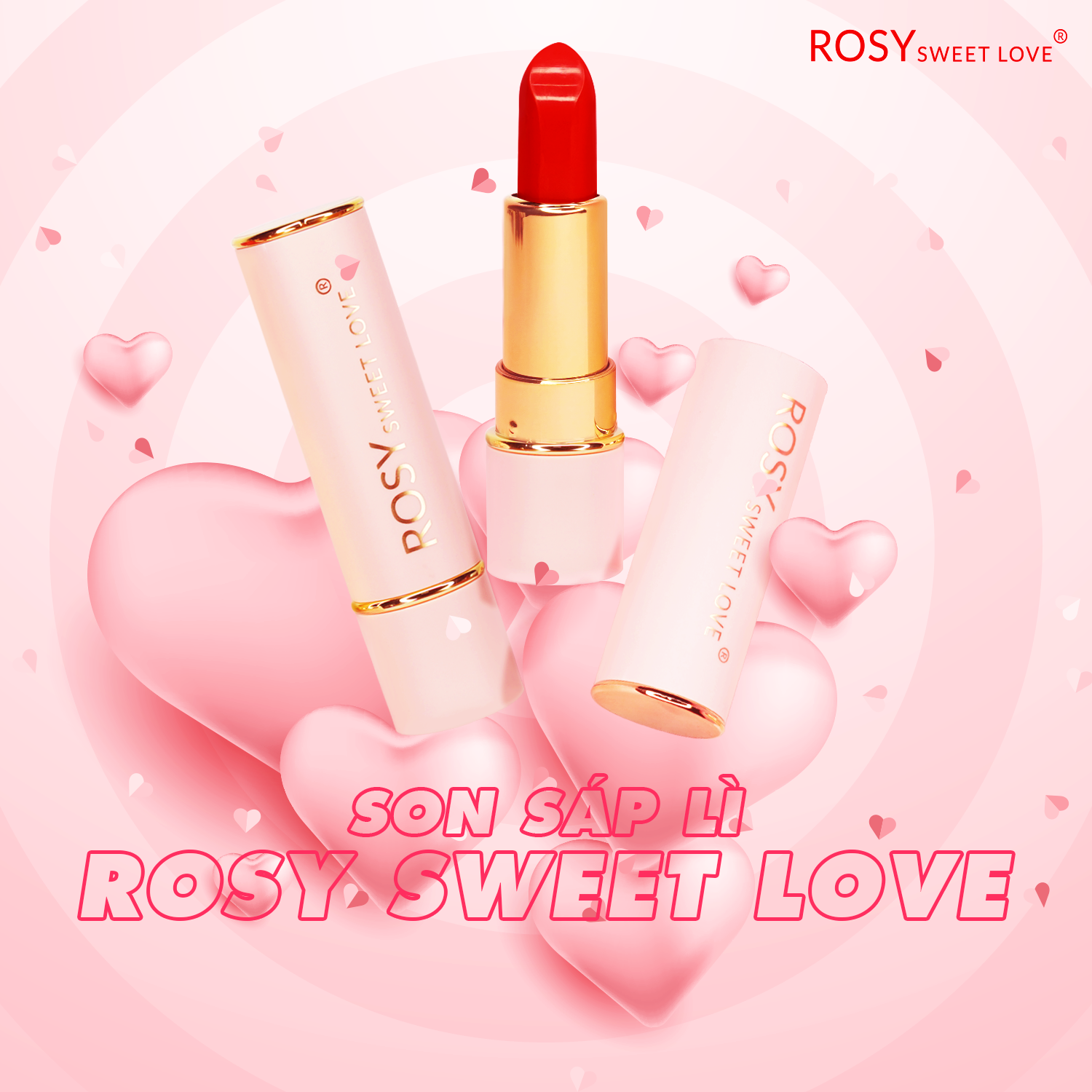son lì Rosy cam đào chính hãng