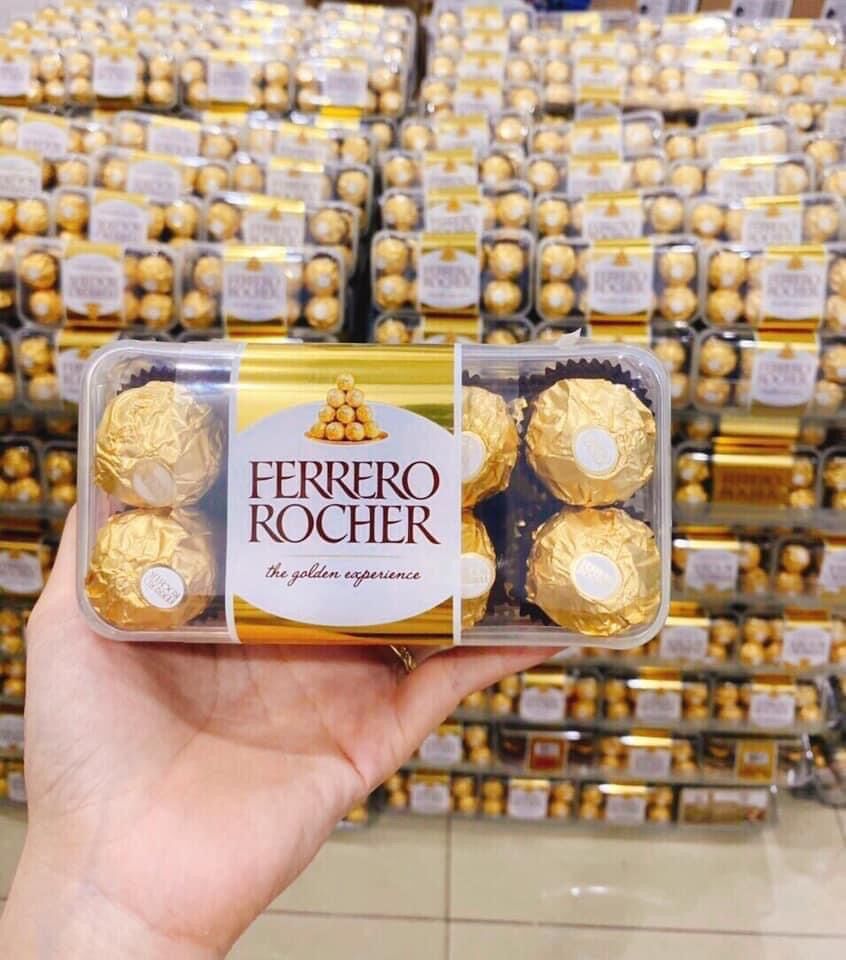 Socola Ferrero Rocher 200g hộp 16 viên- Hàng mới Tết 2022 date T4/2022