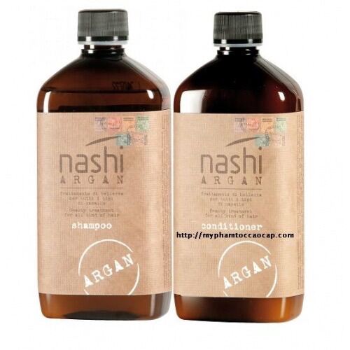 [ NASHI-CHÍNH HÃNG ] DẦU GỘI XẢ PHỤC HỒI HƯ TỔN NASHI ARGAN 500ML