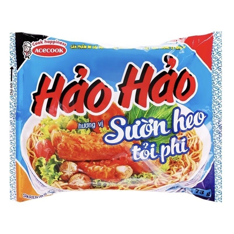 Mì Hảo hảo sườn heo tỏi phi (Thùng 30 gói)