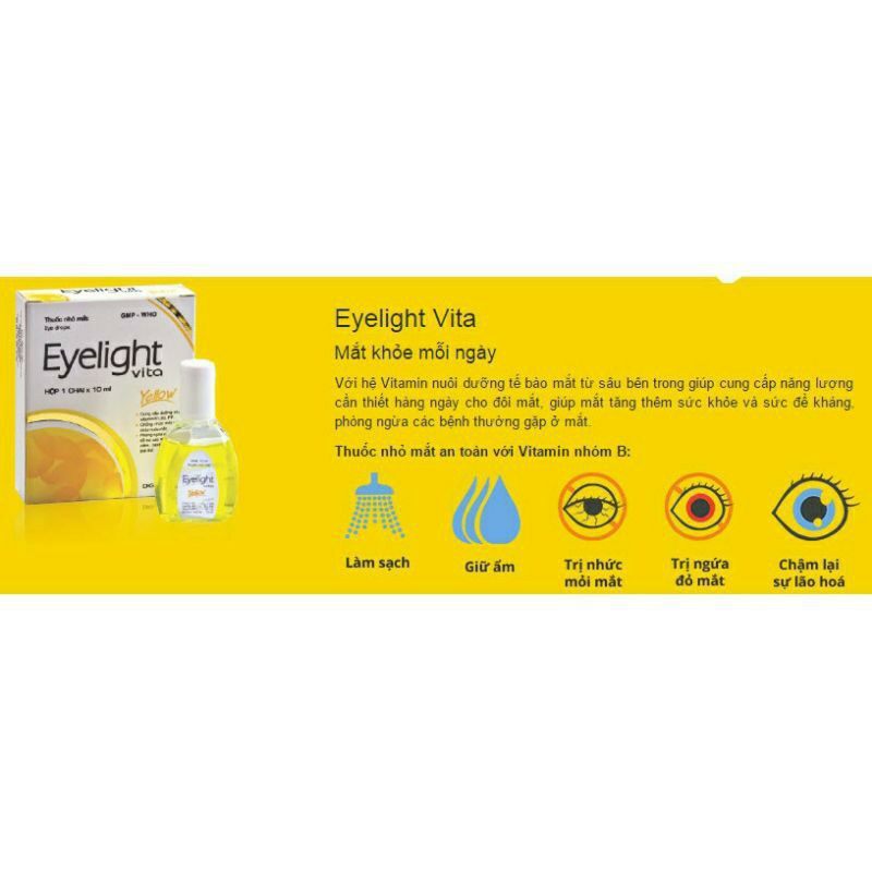 (AN PHƯỚC PHARMA) Nhỏ Mắt Eyelight Vita Chai 10ml