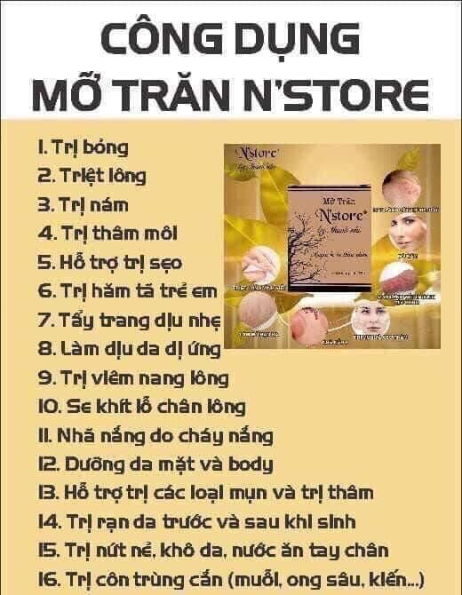 mở trăng triệt lông NSTORE